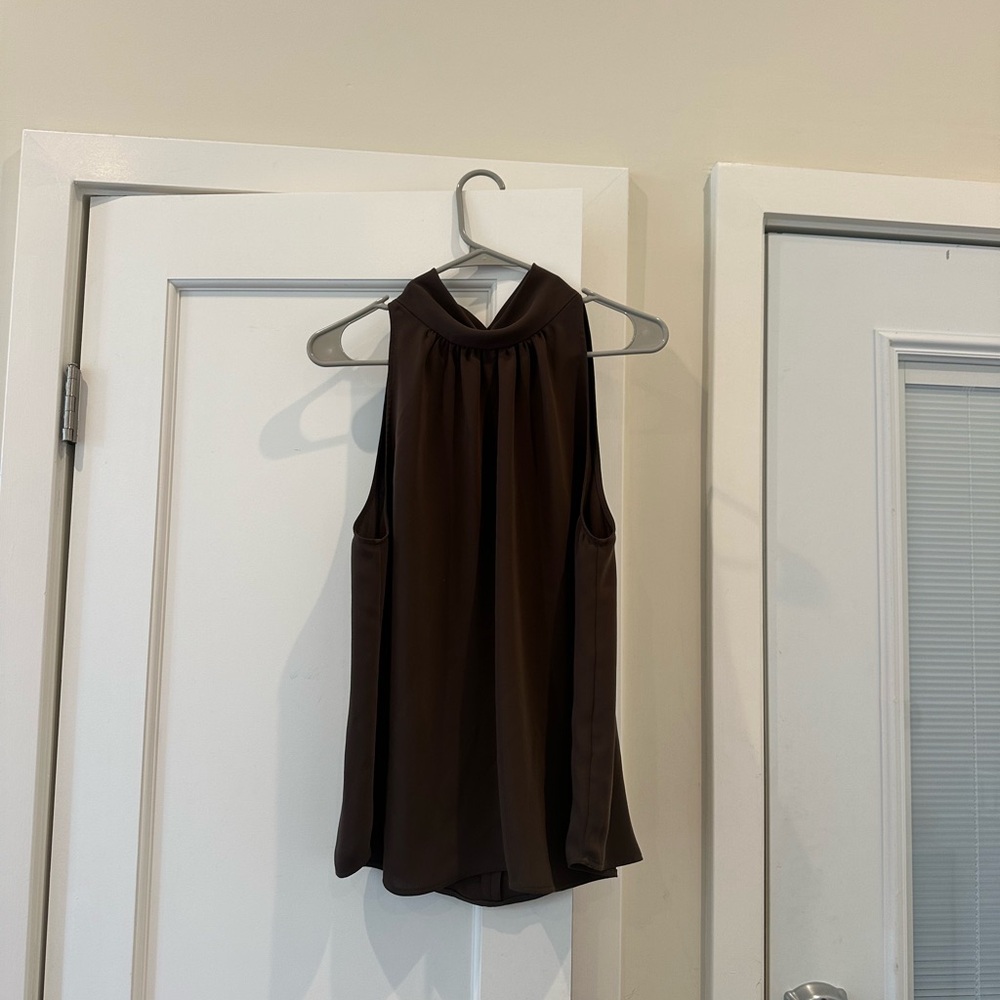 Babaton Brown Sleeveless Tank Top